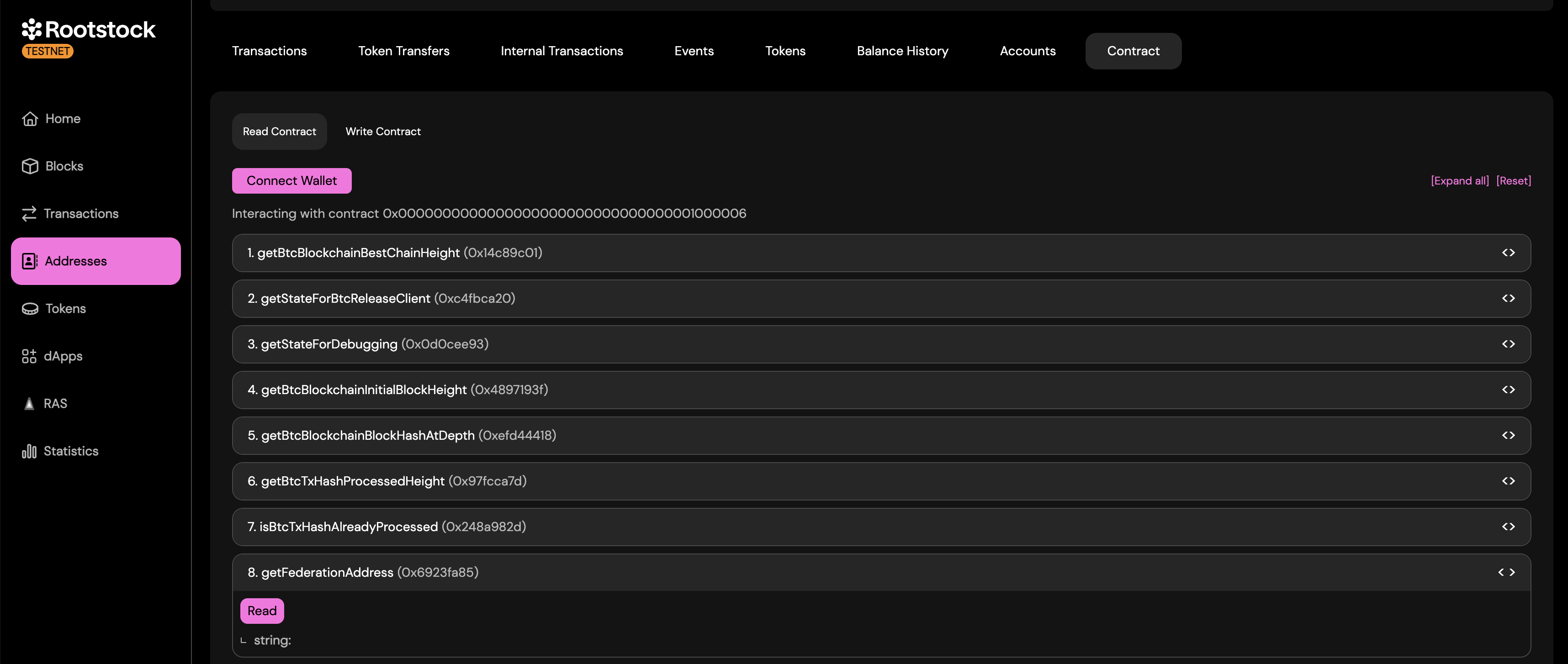 Get Federation Address